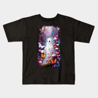 Flower ghost Kids T-Shirt